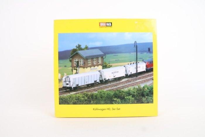 Brawa H0 - 2043 - Modeltrein goederenwagonset (1) -, Hobby en Vrije tijd, Modeltreinen | H0