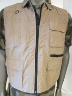 Reportervest  Khaki  met 10 zakken (vest, Bodywarmers), Kleding | Heren, Bodywarmers, Nieuw, Ophalen of Verzenden