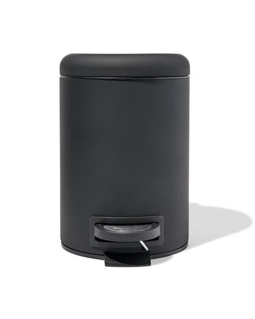 HEMA Pedaalemmer 3L zwart van €17.99 voor €13.49 sale, Huis en Inrichting, Woonaccessoires | Prullenbakken, Nieuw, Verzenden