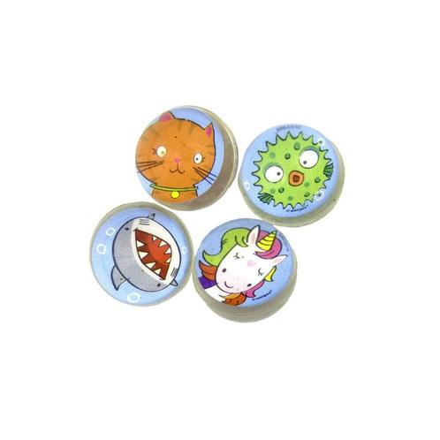 Uitdeelcadeautjes Stuiterballen Dieren 3cm 8st, Hobby en Vrije tijd, Feestartikelen, Nieuw, Verzenden