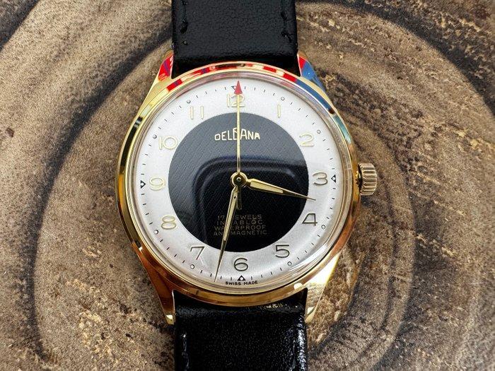 Delbana - Incabloc - Zonder Minimumprijs - Heren - 1950-1959, Sieraden, Tassen en Uiterlijk, Horloges | Heren