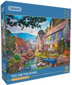 Dominic Davison - Tea on the River Puzzel (500 stukjes) |, Hobby en Vrije tijd, Denksport en Puzzels, Verzenden, Nieuw
