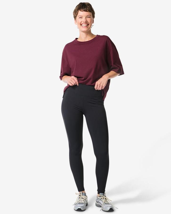 HEMA Dames sportlegging zwart, Kleding | Dames, Leggings, Maillots en Panty's, Nieuw, Verzenden