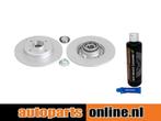 Remschijf + wiellager + abs-ring Citroen Ds3 achterzijde, Verzenden, Nieuw