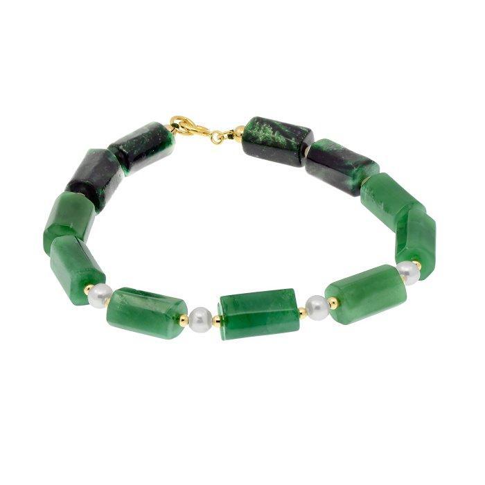 Zonder Minimumprijs - Armband - 18 karaat Geel goud Parel -, Sieraden, Tassen en Uiterlijk, Armbanden
