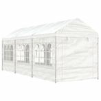 vidaXL Prieel met dak 6,69x2,28x2,69 m polyetheen wit, Verzenden, Nieuw
