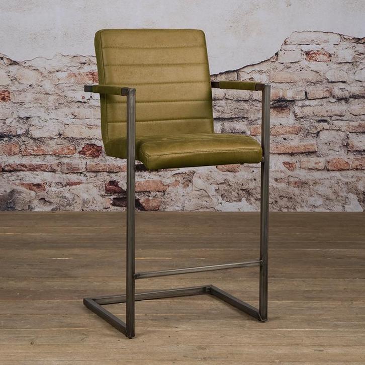 *WOONWINKEL* Tower Living Rocca Stoere Barstoel Industrieel, Huis en Inrichting, Barkrukken, Nieuw, Verzenden