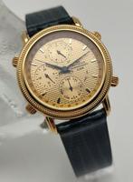 Dugena - Alarm Chronograph Guilloche, 18K GP NOS - Zonder, Nieuw