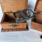 Kist - Hout, Metaal - Geldkistjes met slot