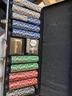 2dekans | Windsor Pokerset - 500 Chips - PokerKleed - Blinds, Ophalen of Verzenden, Gebruikt