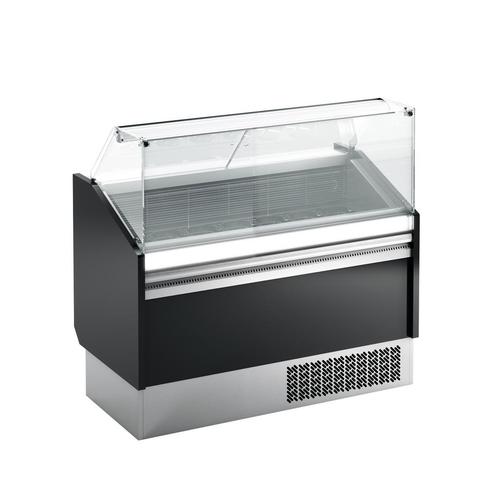 GGM Gastro | Ijsvitrine LEVI - 1310mm - Statisch - voor 7+7x, Witgoed en Apparatuur, Koelkasten en IJskasten, 140 tot 160 cm, Verzenden