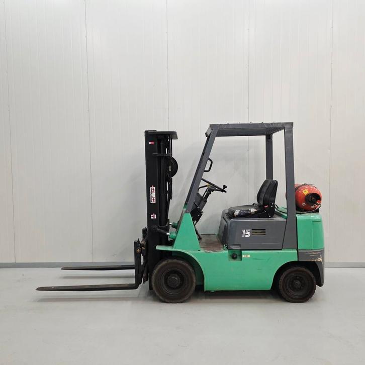 Mitsubischi fb15 - gas lpg heftruck - 1500kg - 4.3m, Zakelijke goederen, Machines en Bouw | Heftrucks en Intern transport, 1000 tot 2000 kg