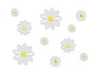 Strijk Embleem Bloemen 10st, Hobby en Vrije tijd, Verzenden, Nieuw