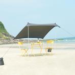 Strandtent Bernheze zonbescherming 270x270x210 cm grijs pro., Verzenden, Nieuw