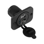 Inbouw USB oplader - 2 poorten - 3.1A - Waterproof, Auto diversen, Auto-accessoires, Ophalen of Verzenden, Nieuw