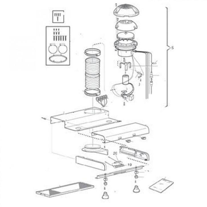 Dometic Ventilator met Motor CK150/400, Caravans en Kamperen, Camper-accessoires, Nieuw, Ophalen of Verzenden