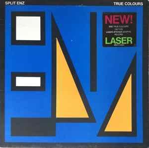 LP gebruikt - Split Enz - True Colours, Cd's en Dvd's, Vinyl | Rock, Zo goed als nieuw, Verzenden