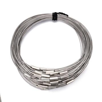 Stijlvolle RVS Spang met Magneetsluiting - 44,5 cm x 1 mm beschikbaar voor biedingen