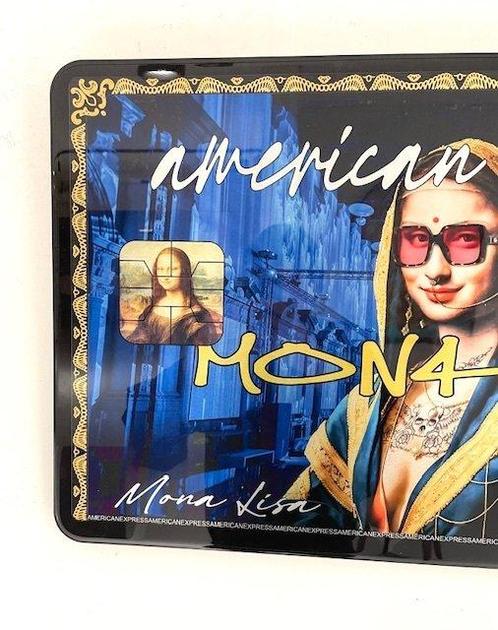 Van Apple - Mona Lisa Amex, Antiek en Kunst, Kunst | Schilderijen | Modern