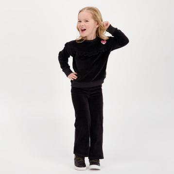 Velvet ruffle sweater zwart  Naila  Vingino Maat 98 beschikbaar voor biedingen