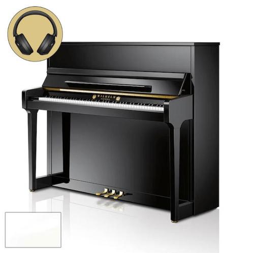 Wilhelm Schimmel W 118T TwinTone WP messing silent piano, Muziek en Instrumenten, Piano's