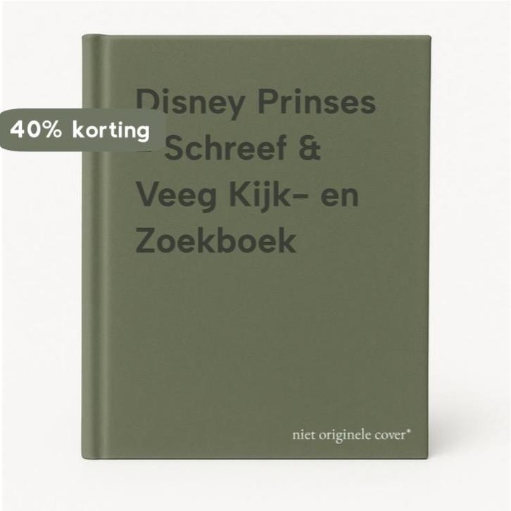Disney Prinses - Schreef & Veeg Kijk- en Zoekboek, Boeken, Kinderboeken | Baby's en Peuters, Gelezen, Verzenden