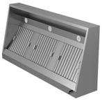 Unninox Afzuigkap | RVS | Schuinmodel | 3400x700x400(h)mm, Witgoed en Apparatuur, Afzuigkappen, Ophalen of Verzenden, Nieuw