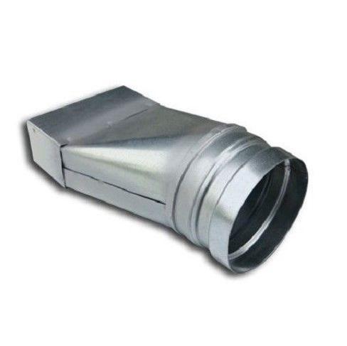 Verloopstuk Asymmetrisch rechthoekig 110 x 55mm naar rond, Doe-het-zelf en Verbouw, Overige Doe-het-zelf en Verbouw, Nieuw, Verzenden