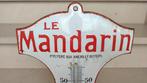 Thermometer - placa esmalte Mandarin - Emaille plaat - Het
