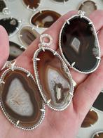 40 Grote natuurlijke agaat hangers- 563 g, Verzamelen, Mineralen en Fossielen