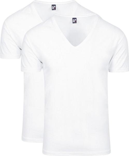 Alan Red T-Shirt NOV Extra Diepe V-Hals Stretch maat L Heren, Kleding | Heren, T-shirts, Wit, Nieuw, Maat 52/54 (L), Verzenden