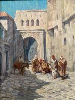 Willem Noordijk (1887-1970) - Street Scene, Tangier