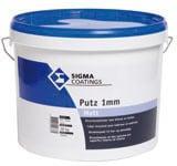 Sigma Putz 1mm Matt - wit - 10 liter/18kg (MUURVERF LATEX), Doe-het-zelf en Verbouw, Verf, Beits en Lak, Verf, Wit, Nieuw, Ophalen of Verzenden