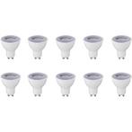 LED Spot 10 Pack - GU10 Fitting - Dimbaar - 6W - 6400K, Huis en Inrichting, Lampen | Spots, Metaal of Aluminium, Nieuw, Ophalen of Verzenden