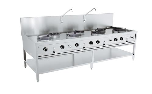 Combisteel Horeca Wokfornuis | Gas | 7 Branders | Waakvlam |, Zakelijke goederen, Horeca | Keukenapparatuur, Nieuw in verpakking