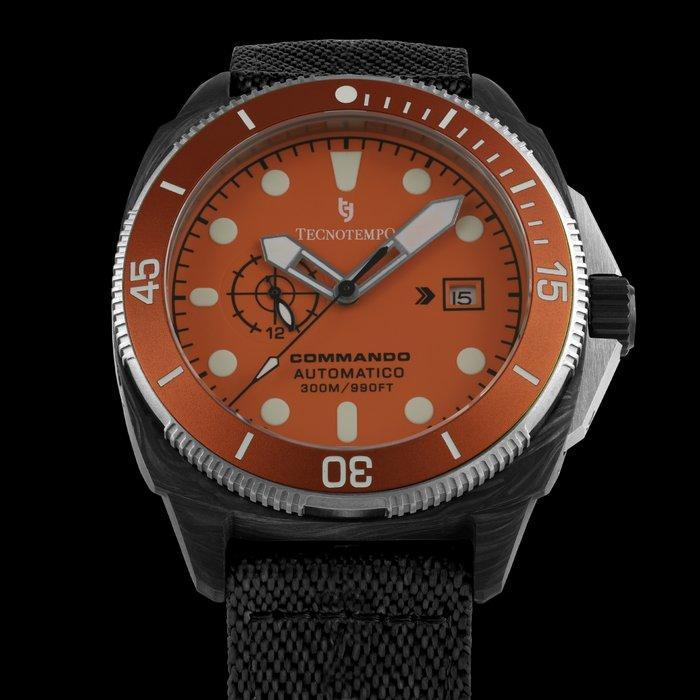 Tecnotempo - Commando - Forged Carbon & Titanium -, Sieraden, Tassen en Uiterlijk, Horloges | Heren