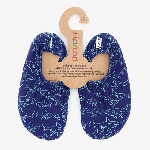 Slipstop kinder schoenen blauw met haaien maat 27/29, Kleding | Heren, Schoenen, Nieuw, Verzenden