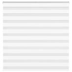 vidaXL Zebra Blind 145x100 cm stofbreedte 140,9 cm polyester, Verzenden, Nieuw, Wit