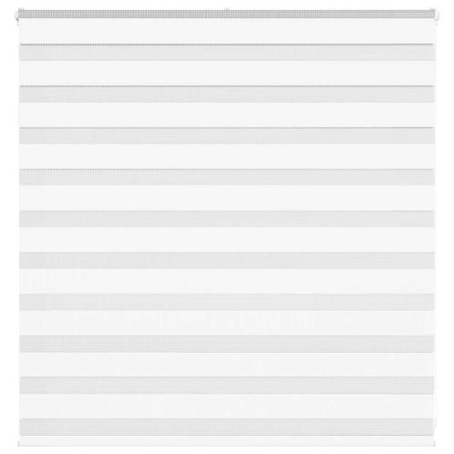 vidaXL Zebra Blind 145x100 cm stofbreedte 140,9 cm polyester, Huis en Inrichting, Stoffering | Gordijnen en Lamellen, Wit, Nieuw