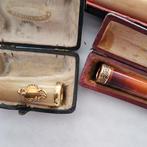 Sigarenhouder (3) - Amber - Amber, zilver, goud, Antiek en Kunst