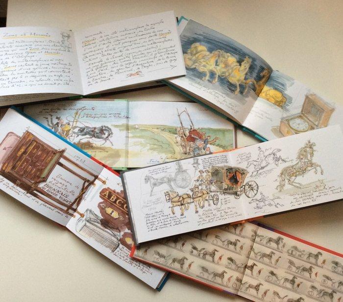 Philippe Dumas - Vive la France: Carnets de croquis Hermés -, Antiek en Kunst, Antiek | Boeken en Bijbels