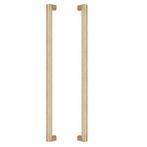 Set deurgrepen PIET BOON PB422 PA 480 mm mat rvs/eikenhout, Nieuw