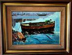 Felix Moya Segrelles (XX) - Preparando la pesca, Antiek en Kunst