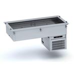 Geventileerde inbouw koeling | 2x 1/1GN, Verzenden, Nieuw in verpakking, Koelen en Vriezen