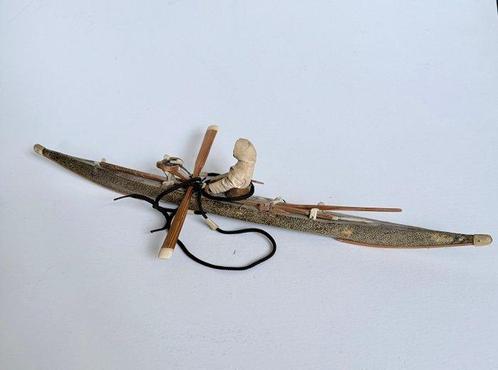 Inuit kayak Groenland - Inuit - Groenland (Zonder, Antiek en Kunst, Kunst | Niet-Westerse kunst