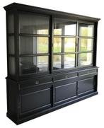 Buffetkast XL zwart – zwart Sneek 300cm, Huis en Inrichting, Kasten | Buffetkasten, Ophalen of Verzenden, Nieuw