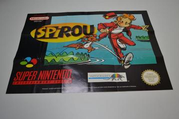 Super Nintendo Product Poster (Spirou) beschikbaar voor biedingen