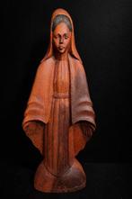 Zinga Toni - Beeld, Heilige Maria Afrikaanse stijl - 47.5 cm, Antiek en Kunst