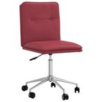 vidaXL Eetkamerstoel kunstleer wijnrood, Huis en Inrichting, Stoelen, Verzenden, Nieuw