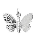 Zilveren Vlinder ketting hanger - 3, Sieraden, Tassen en Uiterlijk, Kettinghangers, Verzenden, Nieuw